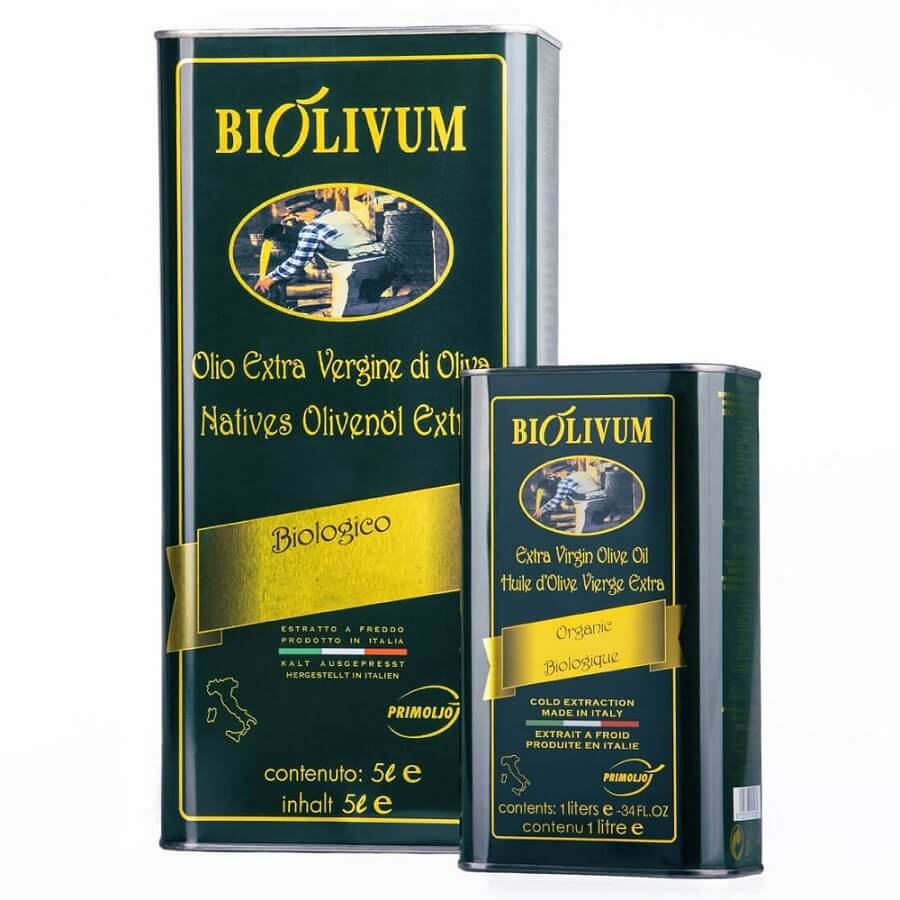Primolio olio extra vergine di oliva Biolivium