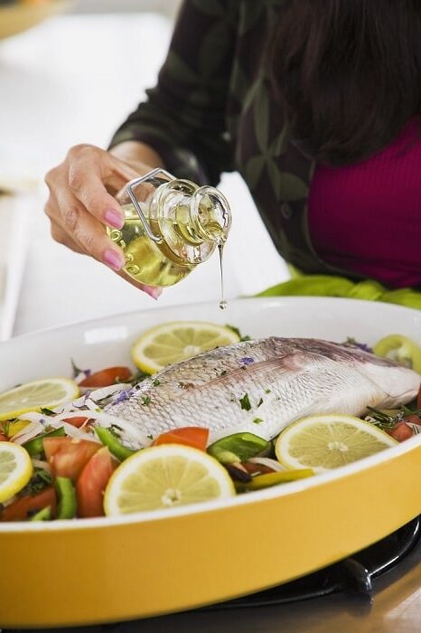 Olio condimento pesce